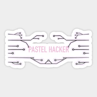 Pastel Hacker Version 4 Sticker